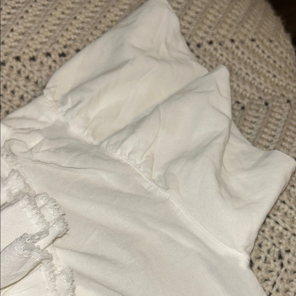 Pinko Ivory Ruffled Top - Picture 3 of 5